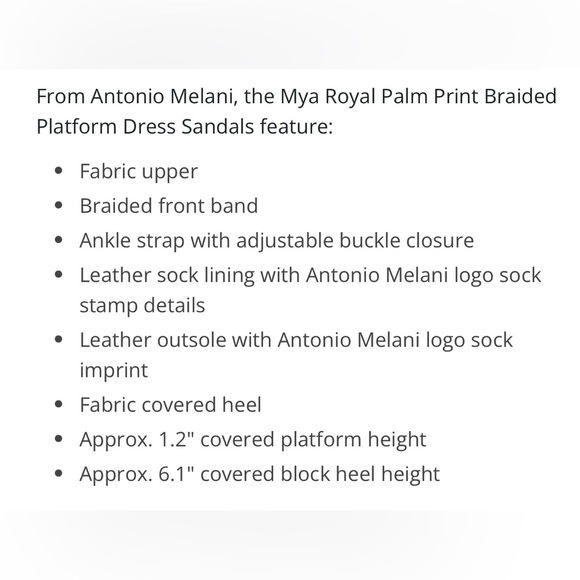 Antonio Melani Bold floral platform sandals green and yellow pattern - Picture 3 of 10